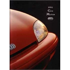 1995 GEO METRO Sales Brochure Literature Book Piece