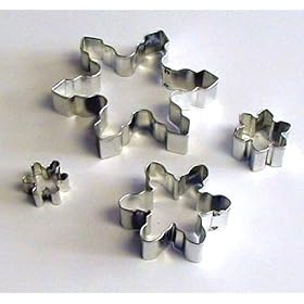 Snowflake Cookie Cutters - Set of 4