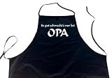 SO GUT SCHMECKTS NUR BEI OPA; Koch - Schuerze, schwarz
