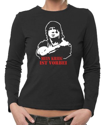 Rambo - Mein Krieg ist vorbei Girlie Langarm T-Shirt XS-XL div. Farben