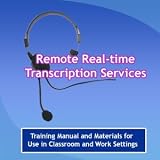 41ZQDiT0JPL. SL160  Speech to Text Remote, Real Time Transcription Services