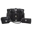 EmbassyTM 3pc Purse Set w/ Wallet and Make-up Bag