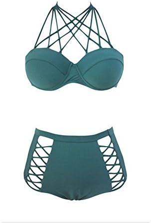 Moleigo Sexy Big Size Female Simple Swim Sport SwimmingWear Bikini
