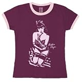 Bettie Page - No No No Ladies T-Shirt - Small