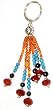 Keychain Sterling Silver Gemstone Accessory 5 inches (krng202)