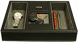 IMAGE OF Valet Tray Leather, Desk or Dresser Organizer by Tech Swiss