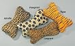PAWPRINT - Wild Style Animal Print Bones - Dog Plush Toy