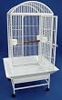 Brand New Parrot Bird Wrought Iron Cage Dome-Top 24x22x58-WI24WHTR