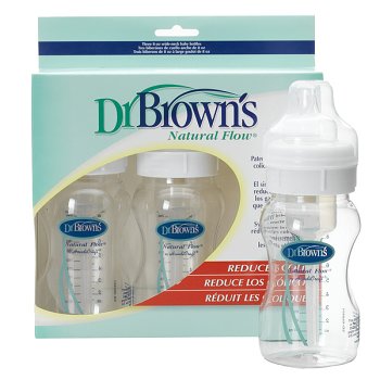 Dr. Brown's 8 oz. Natural Flow Wide Neck Bottle, 3 Pack