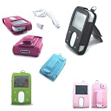 Creative Vision M Zen Video 30GB Hi-Grade Leather Cases - Bundled with 12v Rapid Car Charger
