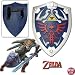 Zelda Shield Deluxe Video Game Hylian Shield Replica Shield (Zelda Shield only)