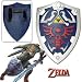 Sporting Goods : Zelda Shield Deluxe Video Game Hylian Shield Replica Shield (Zelda Shield only)