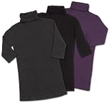 Majestic 3/4 Sleeve Turtleneck
