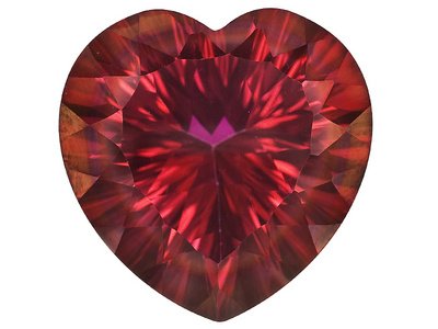 Childrens Toyshop  Jewelry : MIN 14.50CT 16X16MM HEART SHAPE TREATED CRIMSON RED TOPAZ