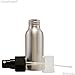 2 fl oz Aluminum Bottle with Black Spray Cap (6 Pack)