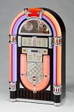 Steepletone Mp3 Cd Rock One Steepletone Jukebox Dark Wood Juke
