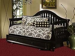 Fraser Daybed With Link Spring In Distressed Black Finish By Fashion Bed Group