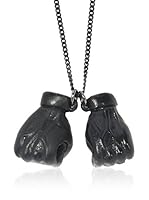 Arizaga Mens Conjunto de cadena y colgante (Negro)