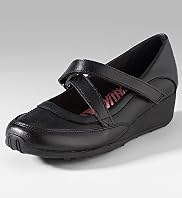 Older Girls' Round Toe Riptape School Shoes Older Girls' Round Toe Riptape School Shoes