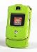 Turtle Case Technology Green Croc Pattern Leather Case for Motorola Razr V3 By Prima Cases