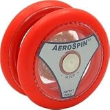 Red Aerobie AEROSPIN Yo-Yo WITH book of TRICKS