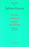 On est si s�rieux quand on a dix-neuf ans