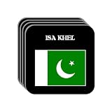 Pakistan - "ISA KHEL" Set of 4 Mini-Mousepad Coasters
