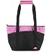 Thermos Raya Pink Bordered Black Insulated 12 Can Lunch Tote