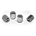 Hummer H3 Black Valve Cap Set