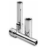 SK Hand Tool 44910 12 Point 1/4-Inch Drive Deep Socket, 5/16-Inch, Chrome [並行輸入品]
