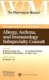 The The Washington Manual? Allergy, Asthma, and Immunology Subspecialty Consult (Washington Manual Subspecialty Consult Series)