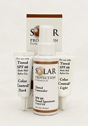 Solar Protection Formula SPF 60 Tinted Concealer - Broad Spectrum UVA/UVB Sunscreen by Tizo - Honey 6 by Solar Protection Formula