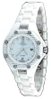 Oniss #ON8200-L7 Women's Diamond Accented White Ceramic Watch
