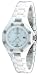 Oniss #ON8200-L7 Women's Diamond Accented White Ceramic Watch