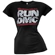 Run DMC - Distressed Logo Juniors T-Shirt
