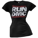 Run DMC - Distressed Logo Juniors T-Shirt