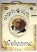 Beagle Beagles 6x8 Hanging Welcome Slate