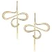 14K Goldfill Unique Modern Earrings (Hand-crafted)