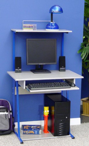 Kitchen: Cosmo Computer Tower in Blue Finish By Studio RTA Furniture