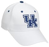 Kentucky Adult White One-Fit Hat (Small)