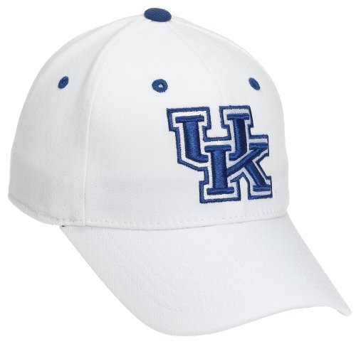 Kentucky Adult White One-Fit Hat (Small)
