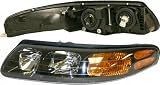 00-04 PONTIAC BONNEVILLE HEADLIGHT LH (DRIVER SIDE), Assy, SE/SLE/SSEi Model, To 9-1-03 (2000 00 2001 01 2002 02 2003 03 2004 04) P100108 25718687
