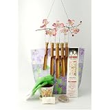 Orchid Hear and Grow Garden Gift Set with Bubble Gum Pink Garden Gloves by In the Garden and More