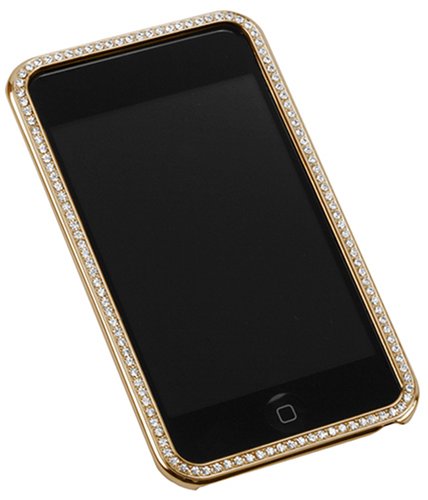 Gilty Couture iPod Touch第1世代用ラグジュアリーハードケース GILTY COUTURE for iPod touch ゴールド with スノースワロフスキー GTY-IP-000007