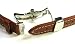 41ZQckPASRL. SL75  BANDA WYOMING BUFFALO LEATHER WATCHBAND WITH STAINLESS DOUBLE