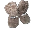 Microwave Boots Slippers for Men Large Size 8-11 Brown
