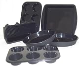 WellBake Silicone Bakeware Professional 6 Pce Bakers Set. Heavy Duty Non-Stick Silicone + 10 Year Guarantee