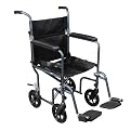 Drive Medical Fly-Weight Transport Chair - Blue