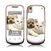 Young Love Puppy and Kitten Design Skin Decal Sticker for the Samsung Instinct S30 Ce...