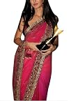 Katrina Kaif Apsara Award 2011 Pink Net SareeLMMBF36
